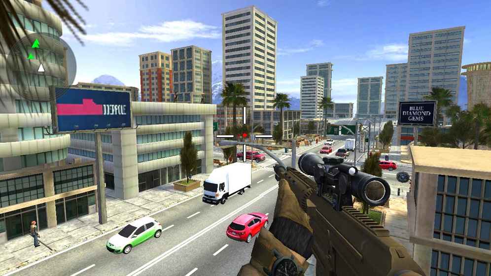 Sniper Shoot Traffic 中文版