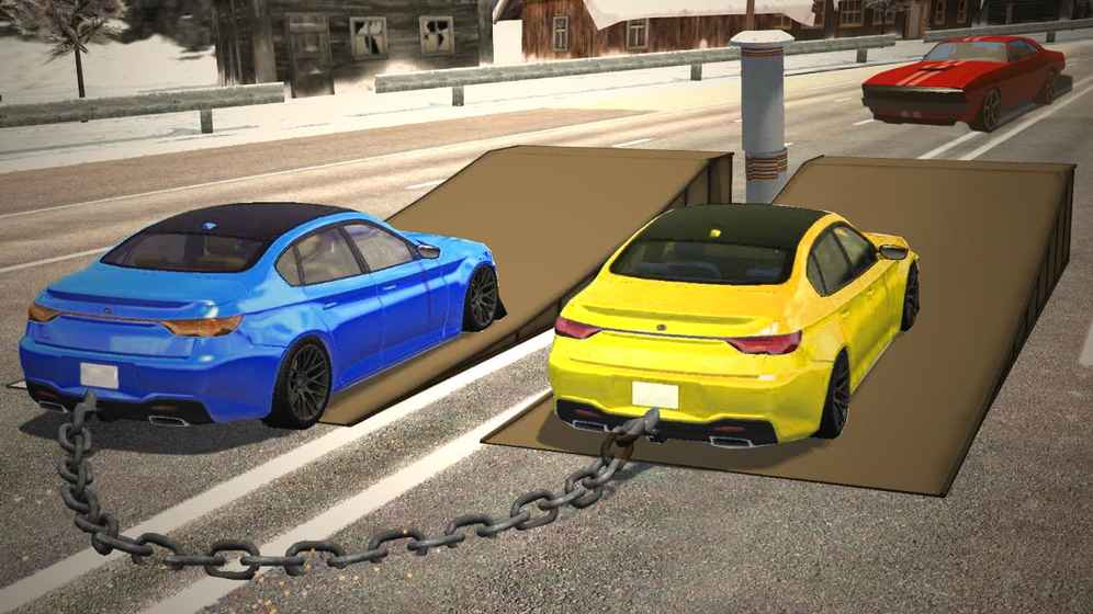 Chained Cars Racing 3D