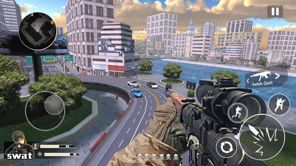 Traffic Sniper Shooter