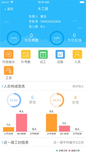 惠工友 班组版