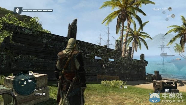 《刺客信條4》藏寶圖位置圖文攻略（附完整大地圖）