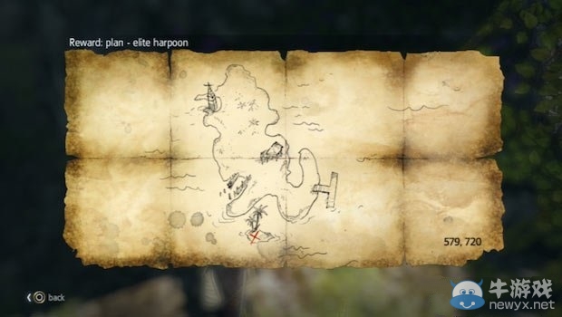 《刺客信條4》藏寶圖位置圖文攻略（附完整大地圖）