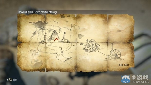 《刺客信條4》藏寶圖位置圖文攻略（附完整大地圖）