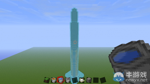 《我的世界》另類造塔方法
