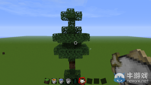 《我的世界》另類造塔方法