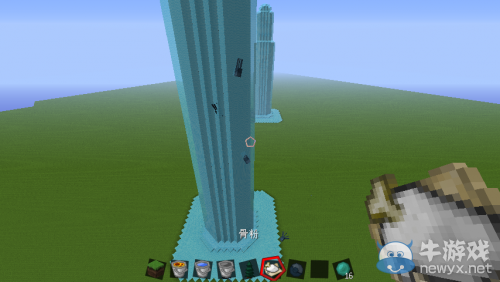 《我的世界》另類造塔方法