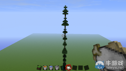 《我的世界》另類造塔方法