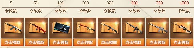 《cf》精英培養計劃活動 殺敵積分領獎