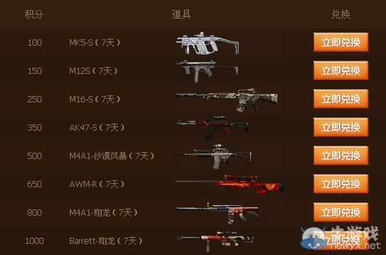 《cf》精英培養計劃活動 殺敵積分領獎