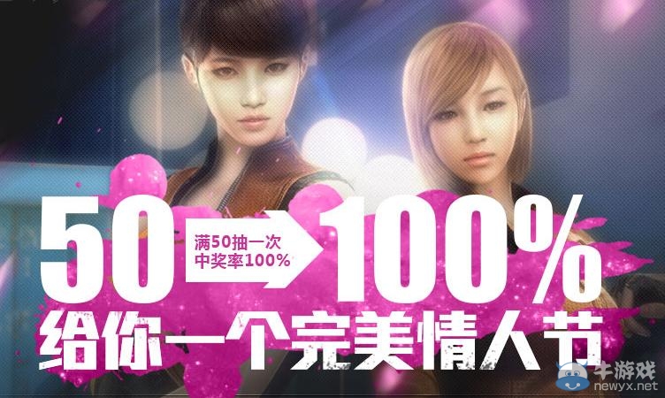 《CF》周邊商城情人節抽獎活動