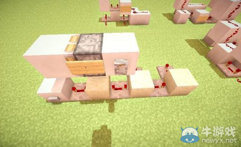 《我的世界》沙子活塞電梯的制作方法