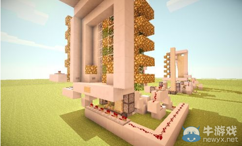 《我的世界》沙子活塞電梯的制作方法