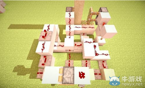 《我的世界》沙子活塞電梯的制作方法