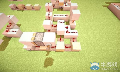 《我的世界》沙子活塞電梯的制作方法
