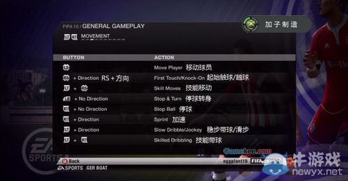 《FIFA 10》操作技巧翻譯