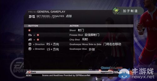 《FIFA 10》操作技巧翻譯