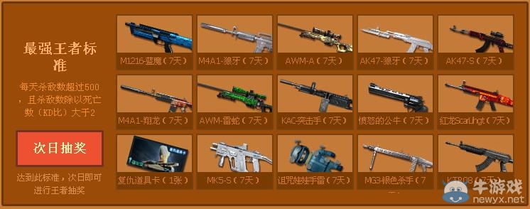 《cf》戰出我個性活動 海量槍支等你來拿