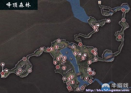 《古墓麗影9》劇情地圖攻略之峰頂森林