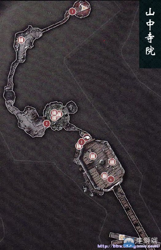 《古墓麗影9》劇情地圖攻略之山中隘口