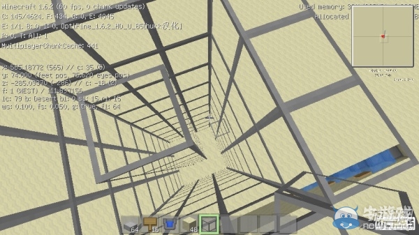 《我的世界》自動上升水電梯制作圖文教程