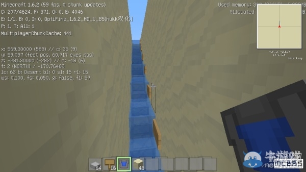 《我的世界》自動上升水電梯制作圖文教程