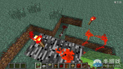 《我的世界》簡單紅石陷進制作方法