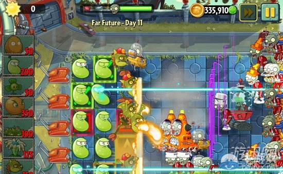 《植物大戰僵尸2》遙遠未來第十一關通關圖文攻略