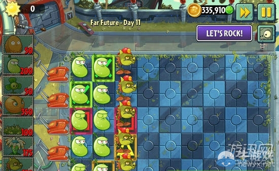 《植物大戰僵尸2》遙遠未來第十一關通關圖文攻略