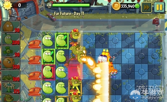 《植物大戰僵尸2》遙遠未來第十一關通關圖文攻略
