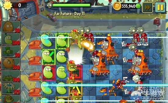 《植物大戰僵尸2》遙遠未來第十一關通關圖文攻略