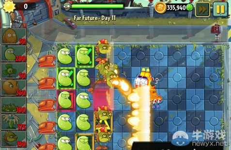 《植物大戰(zhàn)僵尸2：遙遠未來》第11關(guān)攻略