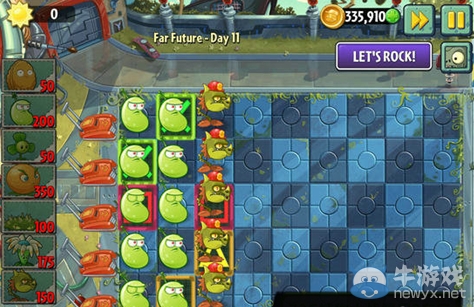 《植物大戰(zhàn)僵尸2：遙遠未來》第11關(guān)攻略