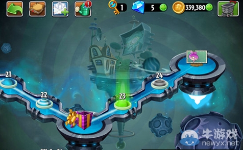 《植物大戰僵尸2：遙遠未來》第23關攻略