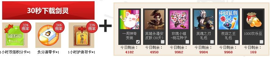 《劍靈》QQ游戲超級禮包中心活動 極品禮包免費領