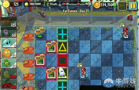 《植物大戰(zhàn)僵尸2：遙遠未來》第21關攻略