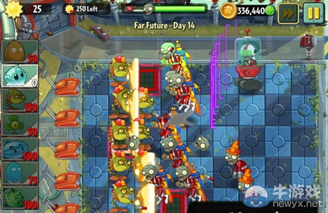 《植物大戰(zhàn)僵尸2：遙遠(yuǎn)未來(lái)》第14關(guān)攻略