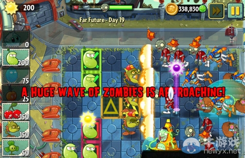 《植物大戰僵尸2：遙遠未來》第19關攻略