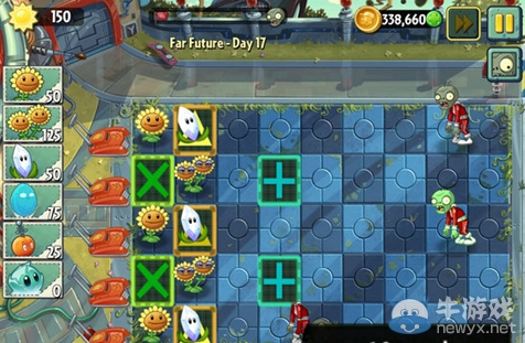 《植物大戰(zhàn)僵尸2：遙遠(yuǎn)未來》第17關(guān)攻略