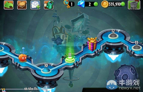 《植物大戰(zhàn)僵尸2：遙遠未來》第11關(guān)攻略