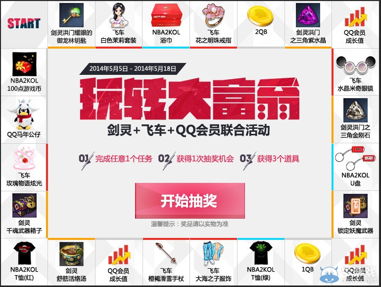 《劍靈》玩轉(zhuǎn)大富翁活動