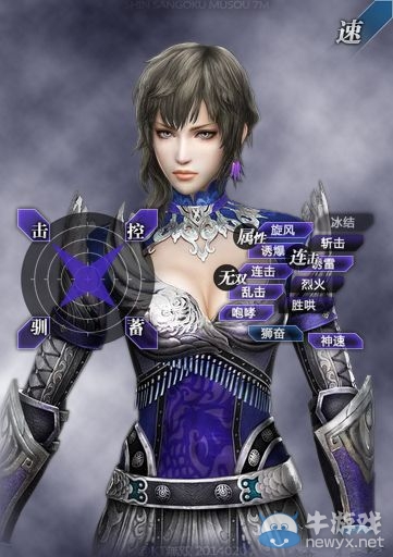 《真三國無雙7：猛將傳》全武將性能考察與戰(zhàn)法解析王異（筆架叉）