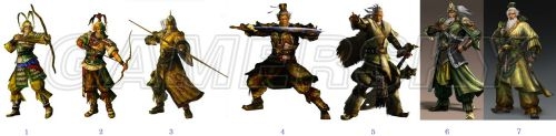 《真三國無雙7：猛將傳》歷代人物變化一覽