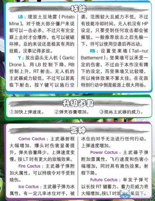 《植物大戰僵尸：花園戰爭》兵種詳細介紹