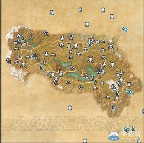 《上古卷軸OL》曼達斯之石地圖位置