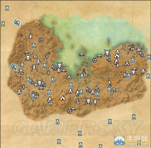 《上古卷軸OL》曼達斯之石地圖位置