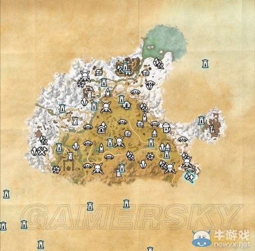 《上古卷軸OL》曼達斯之石地圖位置