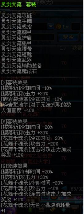 《DNF》劍豪異界裝備大全