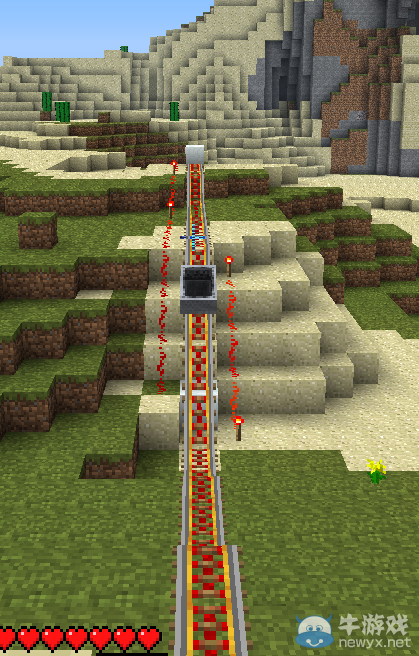 《我的世界》紅石加速軌道用法
