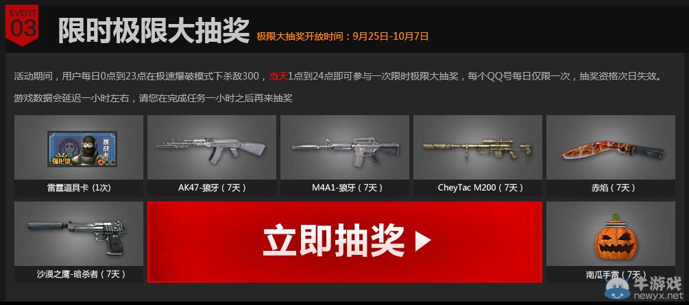 CF瘋狂的C4活動 玩疾速爆破模式抽獎