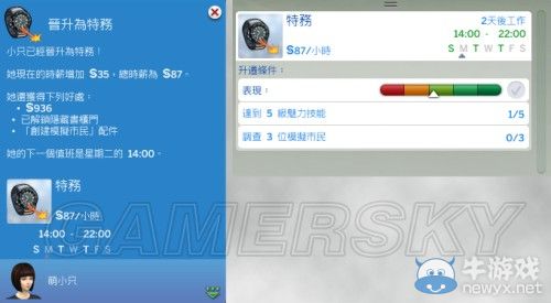 《模擬人生4》全職業(yè)等級(jí)屬性全覽